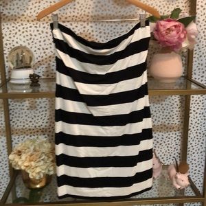 Trina Turk stripe body con dress